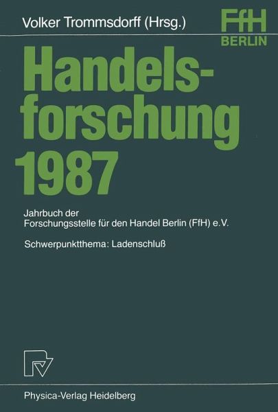 Handelsforschung 1987 (eBook, PDF) Handelsforschung 1987 (eBook, PDF)