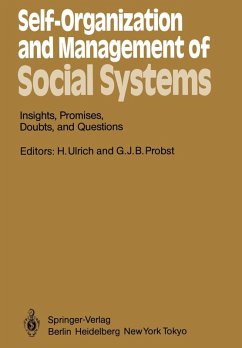 Cover Self-Organization and Management of Social Systems (eBook, PDF)