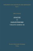Analysis und Zahlentheorie (eBook, PDF)