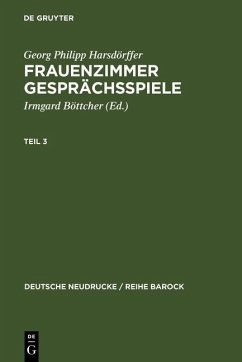 Cover Frauenzimmer Gesprächsspiele Teil 3 (eBook, PDF)