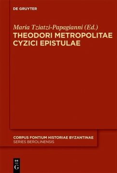 Cover Theodori Metropolitae Cyzici Epistulae (eBook, PDF)