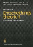 Entscheidungstheorie II (eBook, PDF)