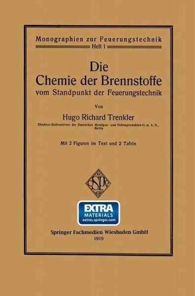 Die Chemie der Brennstoffe vom Standpunkt der Feuerungstechnik (eBook, PDF)