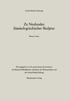 Cover Zu Neufunden klassisch-griechischer Skulptur (eBook, PDF)