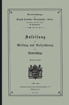 Anleitung zur Messung und Aufzeichnung der Niederschläge (eBook, PDF) - Loparo, Kenneth A.