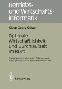 Optimale Wirtschaftlichkeit und Durchlaufzeit im Büro (eBook, PDF) - Götzer, Klaus G.