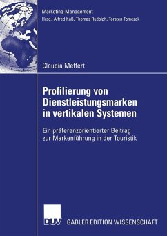 Cover Profilierung von Dienstleistungsmarken in vertikalen Systemen (eBook, PDF)