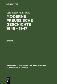 Moderne Preussische Geschichte 1648 - 1947 (eBook, PDF)