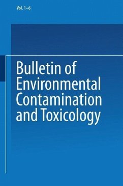 Bulletin of Environmental Contamination and Toxicology (eBook, PDF) - Hylin, J. W.