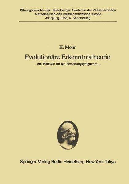Evolutionäre Erkenntnistheorie (eBook, PDF)
