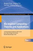 Bio-inspired Computing - Theories and Applications (eBook, PDF)