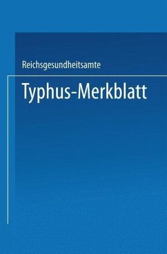 Cover Typhus-Merkblatt (eBook, PDF)