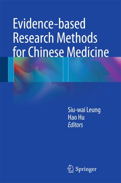 Evidence-based Research Methods for Chinese Medicine (eBook, PDF)