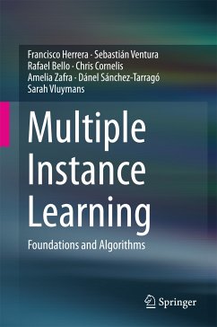 Multiple Instance Learning (eBook, PDF) - Herrera, Francisco; Ventura, Sebastián; Bello, Rafael; Cornelis, Chris; Zafra, Amelia; Sánchez-Tarragó, Dánel; Vluymans, Sarah