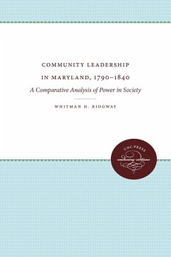 Community Leadership in Maryland, 1790-1840 (eBook, ePUB)