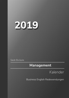2019 Sarah Ela Joyne Management Kalender Business English Redewendungen - Joyne, Sarah Ela