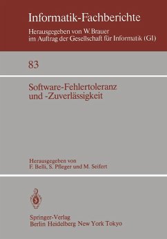 Software-Fehlertoleranz und -Zuverlässigkeit (eBook, PDF)