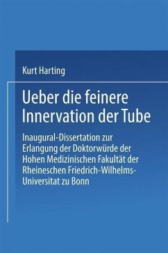 Cover Über die feinere Innervation der Tube (eBook, PDF)