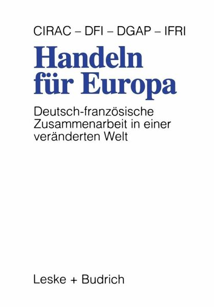 Handeln für Europa (eBook, PDF) Handeln für Europa (eBook, PDF)