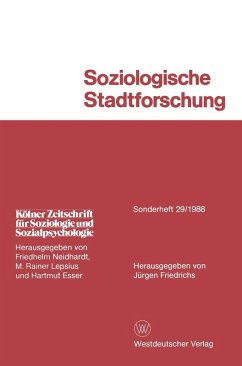 Soziologische Stadtforschung (eBook, PDF) - Friedrichs, Jürgen