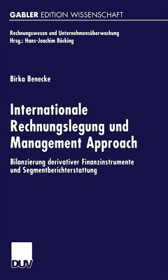 Cover Internationale Rechnungslegung und Management Approach (eBook, PDF)