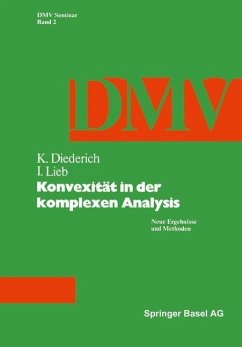 Konvexität in der Komplexen Analysis (eBook, PDF) - Diederich, K.; Lieb