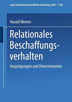 Relationales Beschaffungsverhalten (eBook, PDF) - Werner, Harald