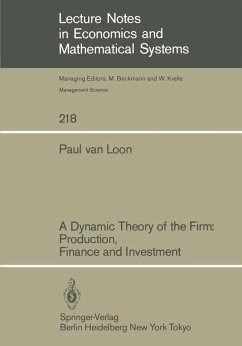 A Dynamic Theory of the Firm: Production, Finance and Investment (eBook, PDF) - Loon, Paul Van