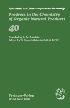 Cover Fortschritte der Chemie organischer Naturstoffe / Progress in the Chemistry of Organic Natural Products (eBook, PDF)