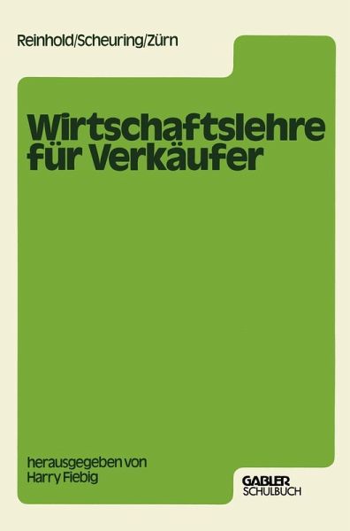 Wirtschaftslehre für Verkäufer (eBook, PDF)