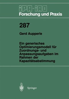 Cover Ein generisches Optimierungsmodell für Zuordnungs- und Anpassungsaufgaben im Rahmen der Kapazitätsabstimmung (eBook, PDF)