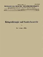 Kriegschirurgie und Sonderlazarette (eBook, PDF) - Böhler, Lorenz