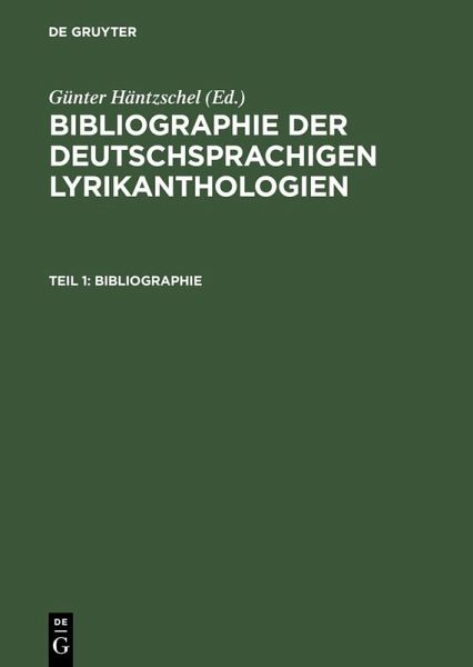 Teil 1: Bibliographie; Teil 2: Register (eBook, PDF)