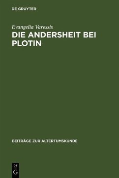 Cover Die Andersheit bei Plotin (eBook, PDF)