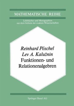 Funktionen- und Relationenalgebren (eBook, PDF) - Pöschel, R.