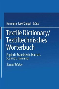 Cover Textile Dictionary / Textiltechnisches Wörterbuch (eBook, PDF)