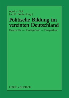 Cover Politische Bildung im vereinten Deutschland (eBook, PDF)