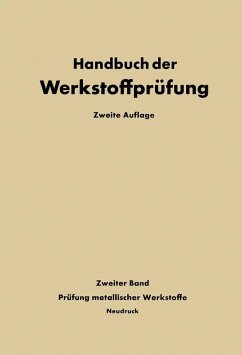 Cover Die Prüfung der metallischen Werkstoffe (eBook, PDF)