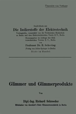 Glimmer und Glimmerprodukte (eBook, PDF) - Schroeder, Richard
