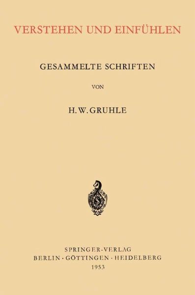 Verstehen und Einfühlen (eBook, PDF)