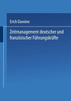 Cover Zeitmanagement deutscher und französischer Führungskräfte (eBook, PDF)