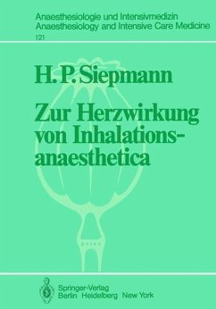 Zur Herzwirkung von Inhalationsanaesthetica (eBook, PDF) - Siepmann, H. P.