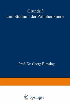 Cover Grundriß zum Studium der Zahnheilkunde (eBook, PDF)