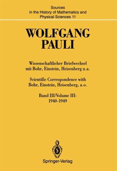 Wissenschaftlicher Briefwechsel mit Bohr, Einstein, Heisenberg u.a. / Scientific Correspondence with Bohr, Einstein, Heisenberg, a.o. (eBook, PDF) - Pauli, Wolfgang