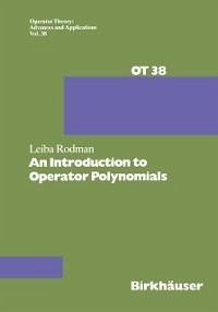 An Introduction to Operator Polynomials (eBook, PDF) - Gohberg, I.