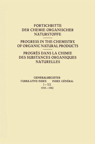 Generalregister / Cumulative Index / Index Général I-XX (1938-1962) (eBook, PDF) Generalregister / Cumulative Index / Index Général I-XX (1938-1962) (eBook, PDF)