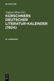 Kürschners Deutscher Literatur-Kalender 1924 (eBook, PDF)