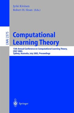 Cover Computational Learning Theory (eBook, PDF)
