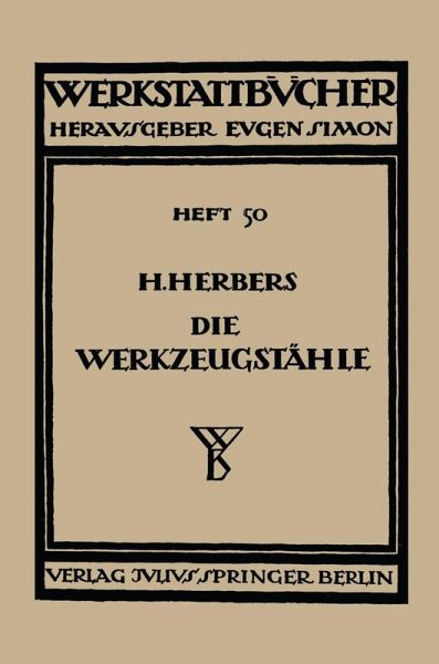 Die Werkzeugstähle (eBook, PDF)