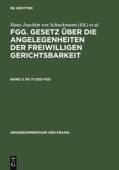 Cover §§ 71-200 FGG (eBook, PDF)